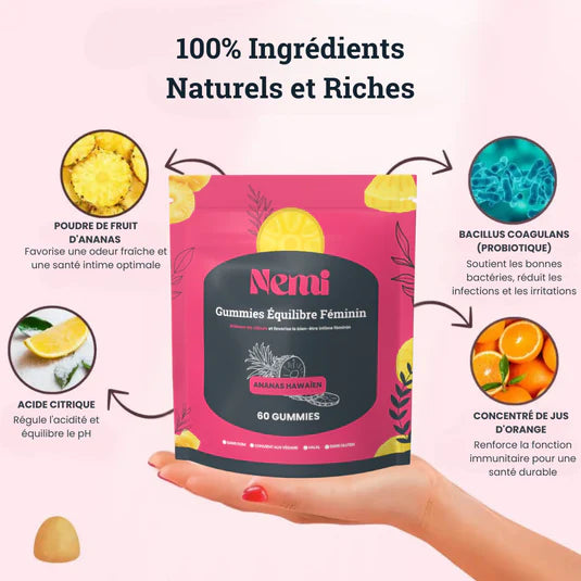 Gummies Équilibre Féminin Ananas