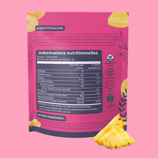 Gummies Équilibre Féminin Ananas